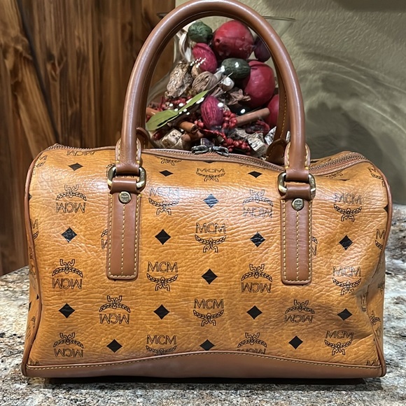 MCM Boston leather handbag - Picture 5 of 10